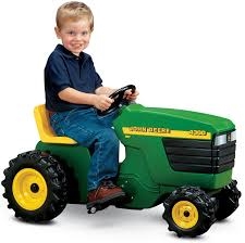 tomy john deere pedal tractor
